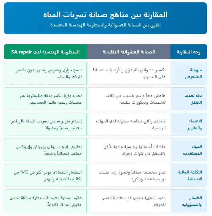 الفحص الهندسي المعتمد في مواجهة الممارسات العشوائية